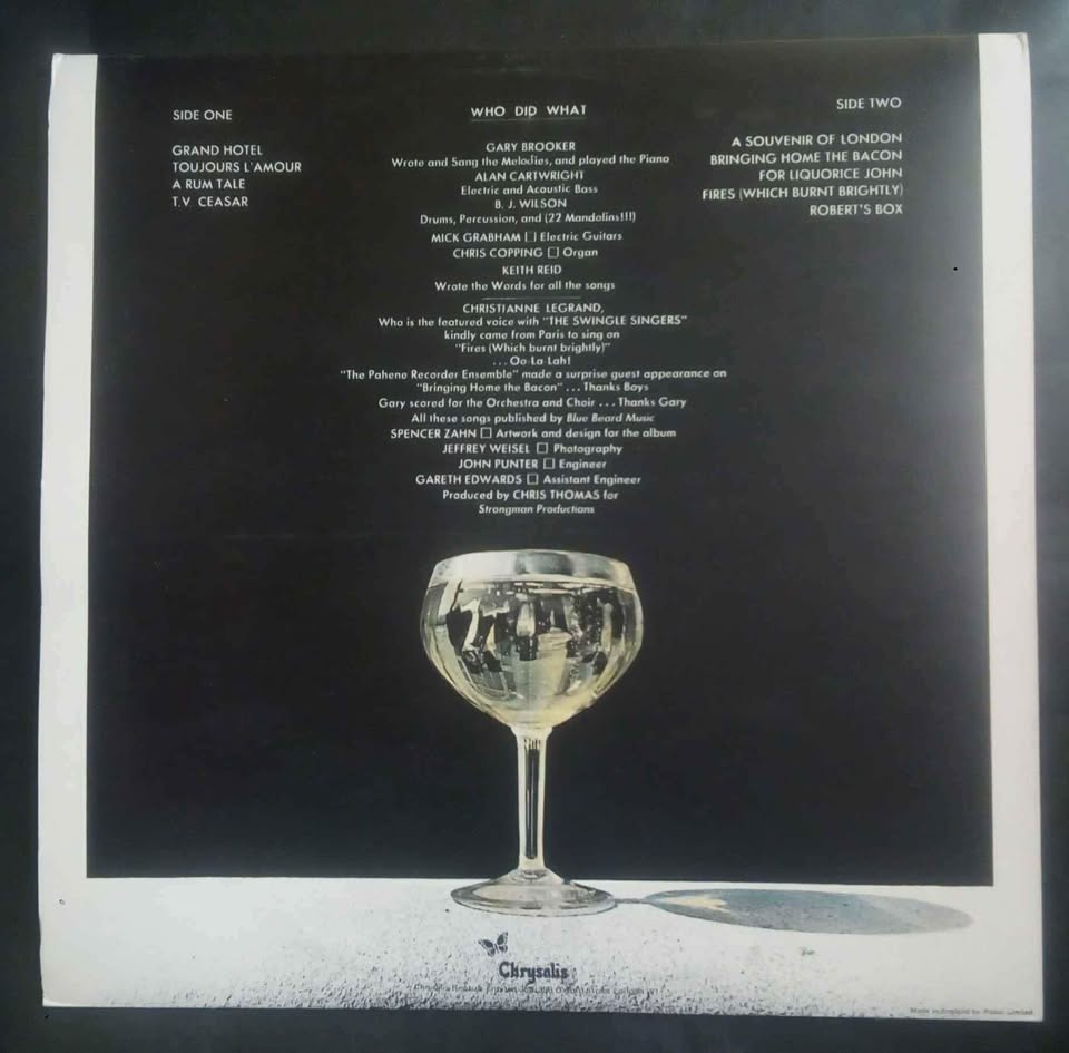 Procol Harum - Grand Hotel LP Record with Booklet