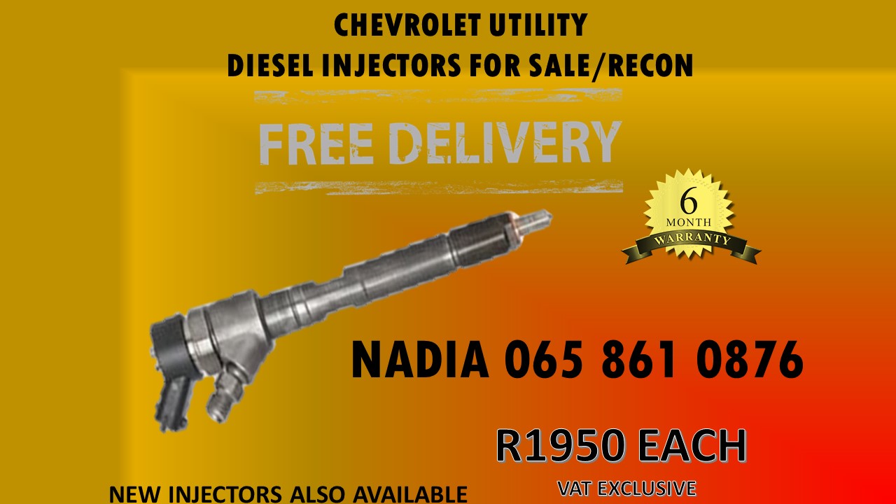 CHEVROLET UTILITY BOSCH DIESEL INJECTORS FOR SALE OR TO RECON NATIONWIDE - Private Seller CHEVROLET UTILITY BOSCH DIESEL INJECTORS FOR SALE OR TO RECON NATIONWIDE - Private Seller