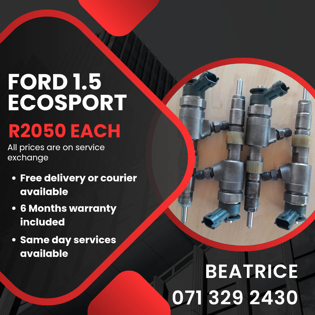 FORD ECOSPORT 1.5 INJECTORS FOR SALE WITH WARRANTY - Private Seller