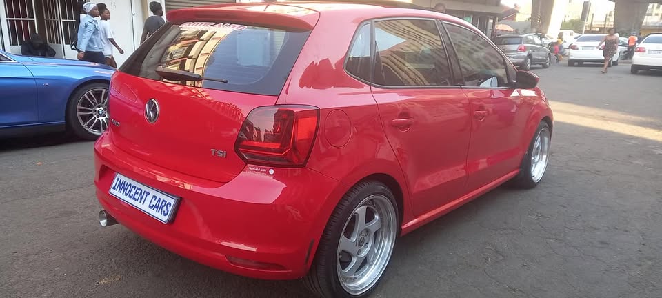 2015 VW POLO 6 1.2TSI, MANUAL, RED COLOUR, MILEAGE 94000KM