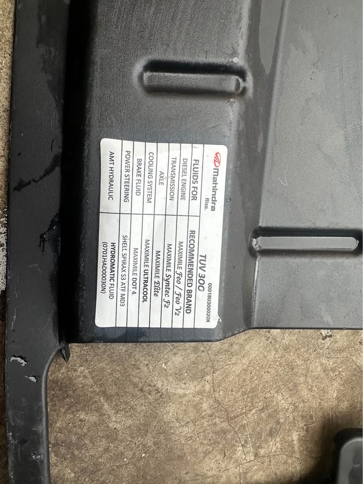 Mahindra TUV300 too cradle radiator cover - Private Seller Mahindra TUV300 too cradle radiator cover - Private Seller