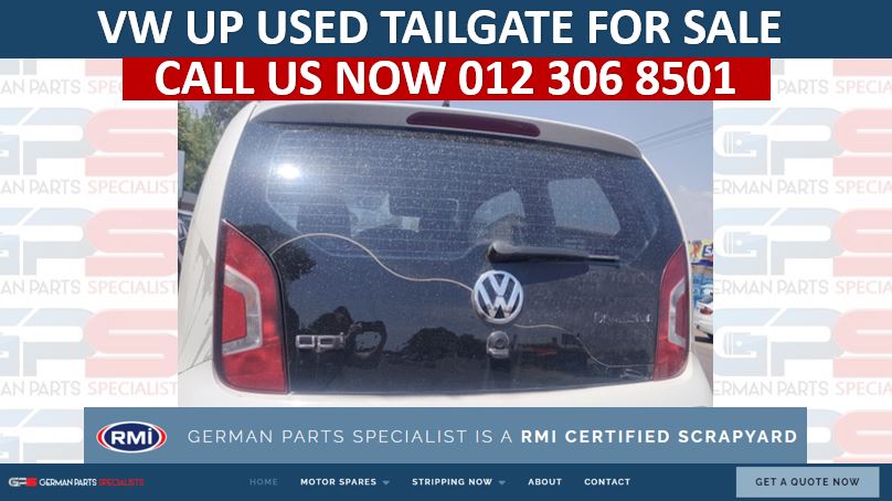 VW UP USED TAILGATE FOR SALE - Private Seller VW UP USED TAILGATE FOR SALE - Private Seller