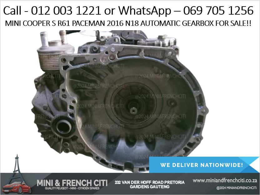 Mini Cooper S R61 Paceman 2016 Automatic Gearbox - OEM Transmission Replacement - Private Seller Mini Cooper S R61 Paceman 2016 Automatic Gearbox - OEM Transmission Replacement - Private Seller
