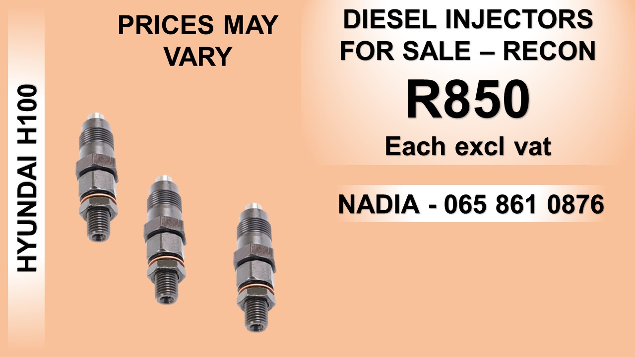 HYUNDAI H100 DIESEL INJECTORS FOR SALE OR TO RECON - Private Seller HYUNDAI H100 DIESEL INJECTORS FOR SALE OR TO RECON - Private Seller