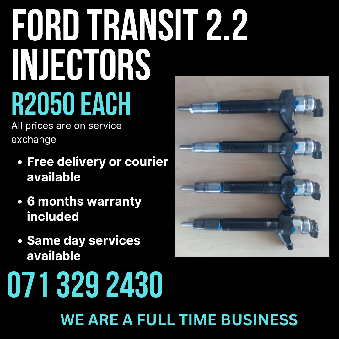 FORD TRANSIT 2.2 INJECTORS FOR SALE WITH WARRANTY - Private Seller FORD TRANSIT 2.2 INJECTORS FOR SALE WITH WARRANTY - Private Seller