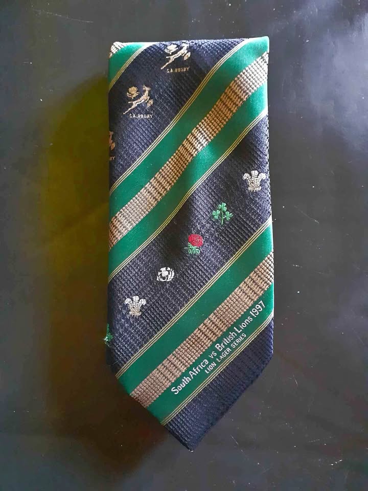 1997 South Africa vs British Lions Series Official Tie 1997 South Africa vs British Lions Series Official Tie