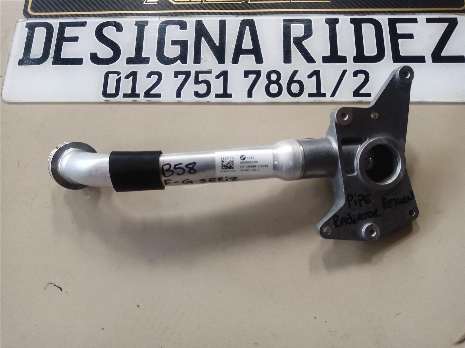 RETURN PIPE FOR F&G SERIES B58 - Private Seller RETURN PIPE FOR F&G SERIES B58 - Private Seller