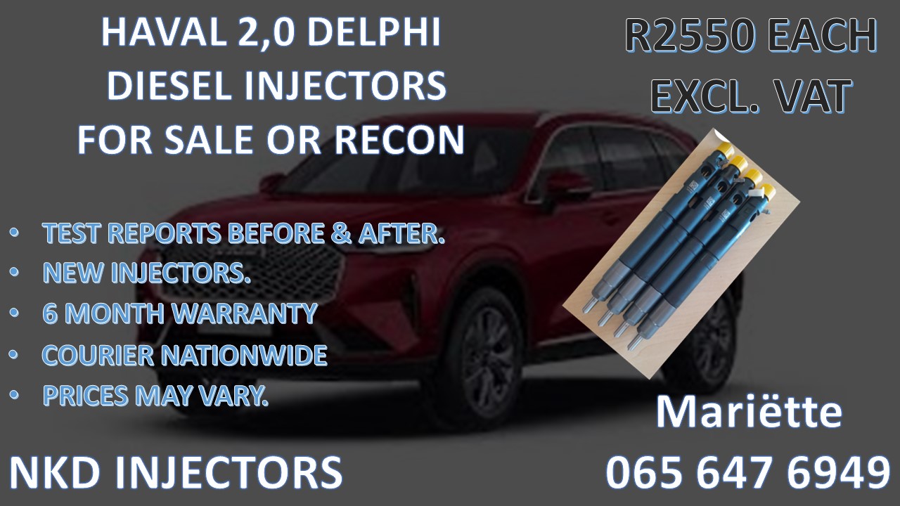 Quality Recon Diesel Injectors HAVAL 2.0 DELPHI - Private Seller Quality Recon Diesel Injectors HAVAL 2.0 DELPHI - Private Seller