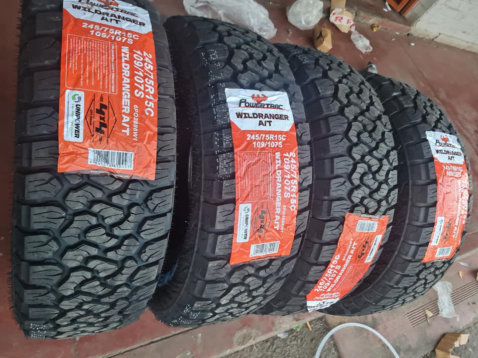 4x245/75/15 powertrac Brand new tyres fitted and balanced