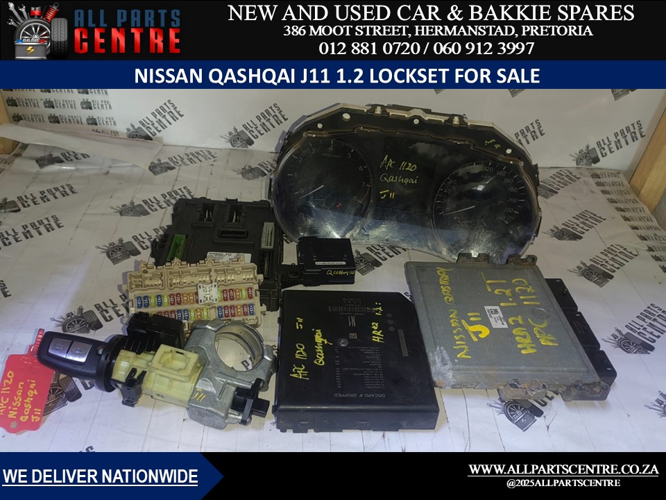 Nissan Qashqai J11 1.2 ECU and Lock set for sale – Used