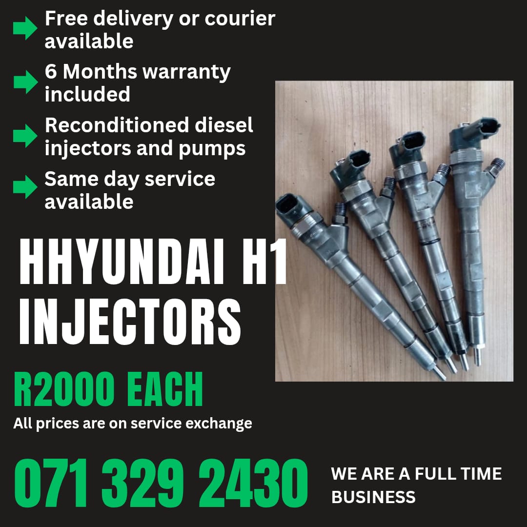 HYUNDAI H1 INJECTORS FOR SALE WITH WARRANTY - Private Seller HYUNDAI H1 INJECTORS FOR SALE WITH WARRANTY - Private Seller