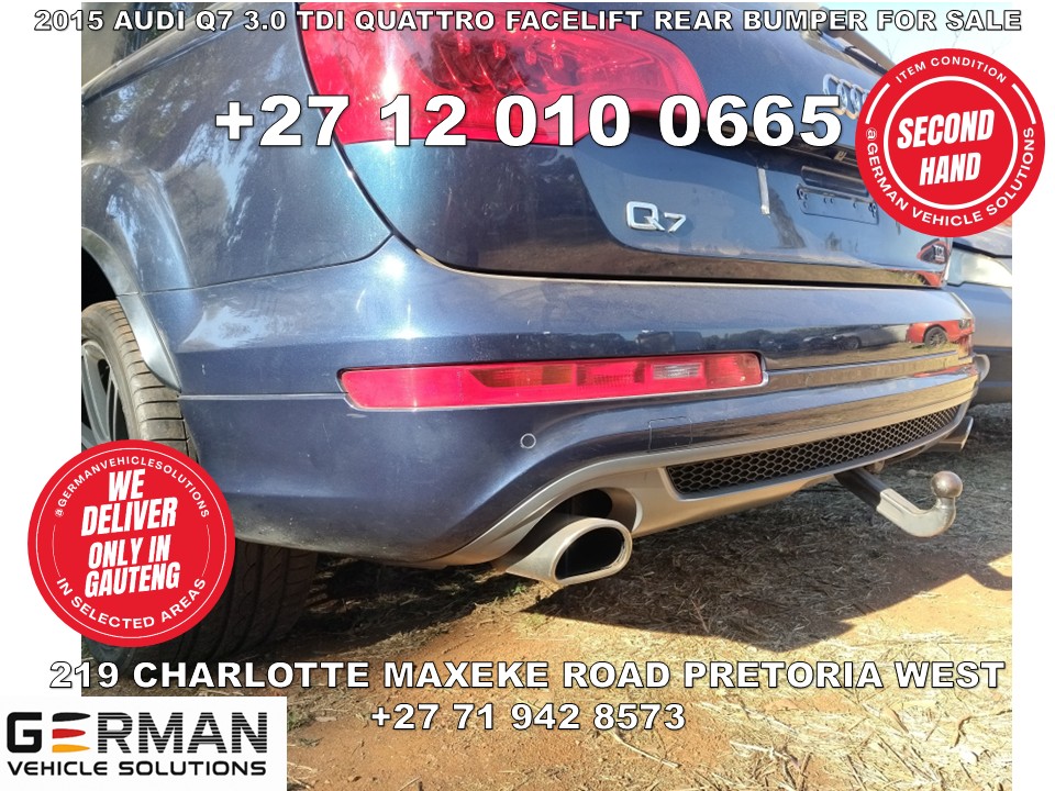 Audi Q7 3.0 tdi quattro facelift rear bumper for sale - Private Seller