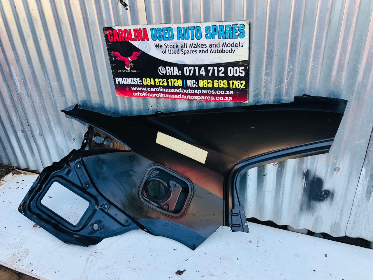 Toyota Corolla Prestige left side fender/quarter section - Private Seller Toyota Corolla Prestige left side fender/quarter section - Private Seller