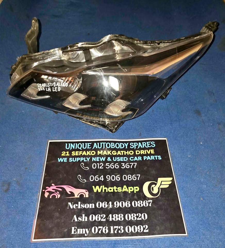 Toyota Starlet Suzuki Baleno Left LED Headlight Toyota Starlet Suzuki Baleno Left LED Headlight