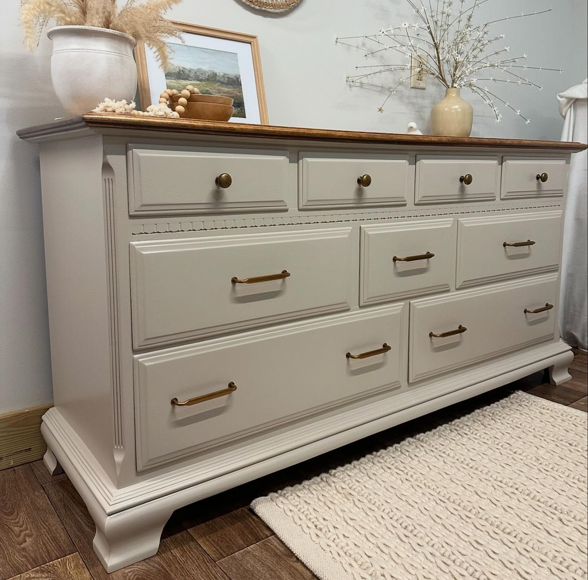 JHB Natural Wood Dresser