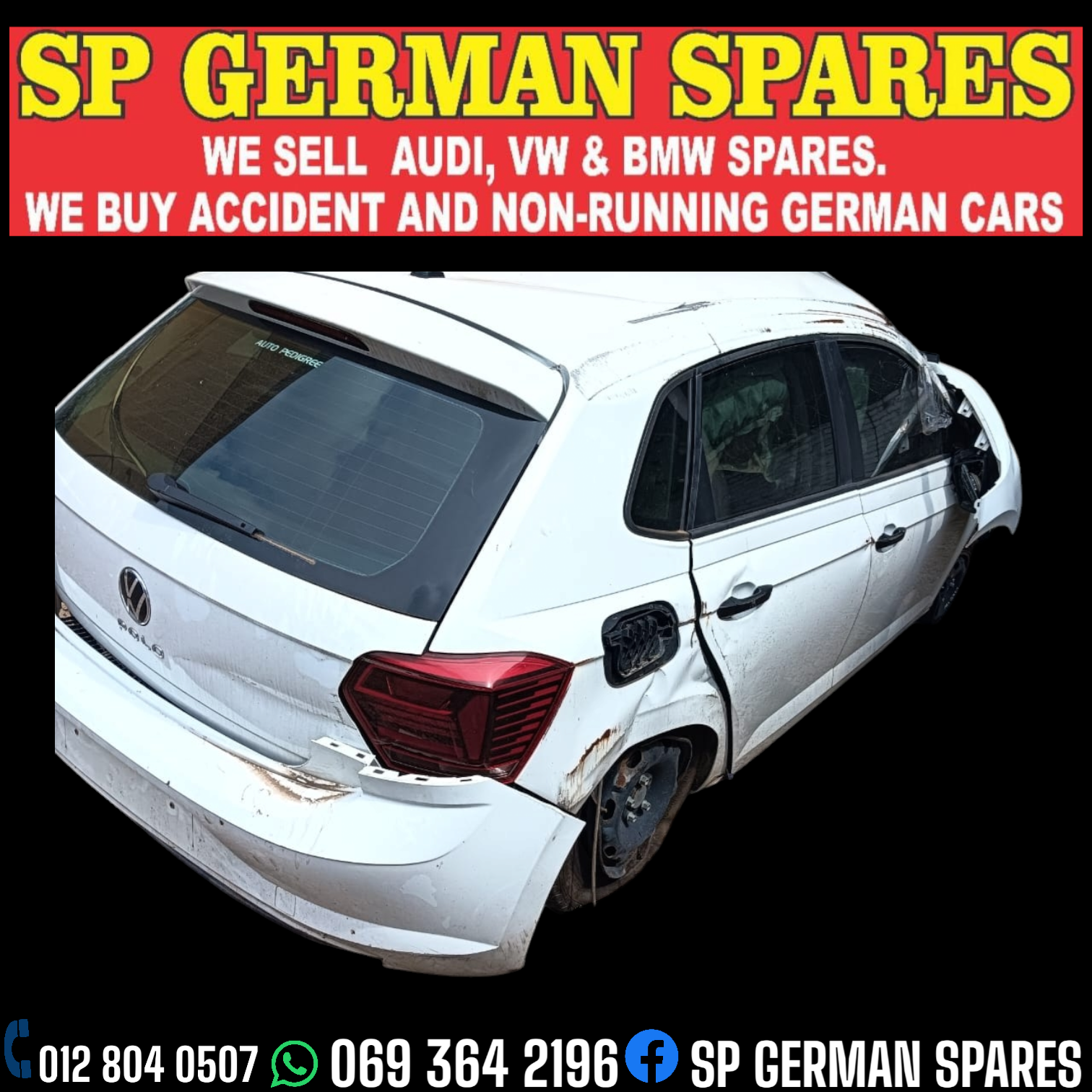 2021 POLO 8 TSI STRIPPING FOR SPARES - Private Seller 2021 POLO 8 TSI STRIPPING FOR SPARES - Private Seller