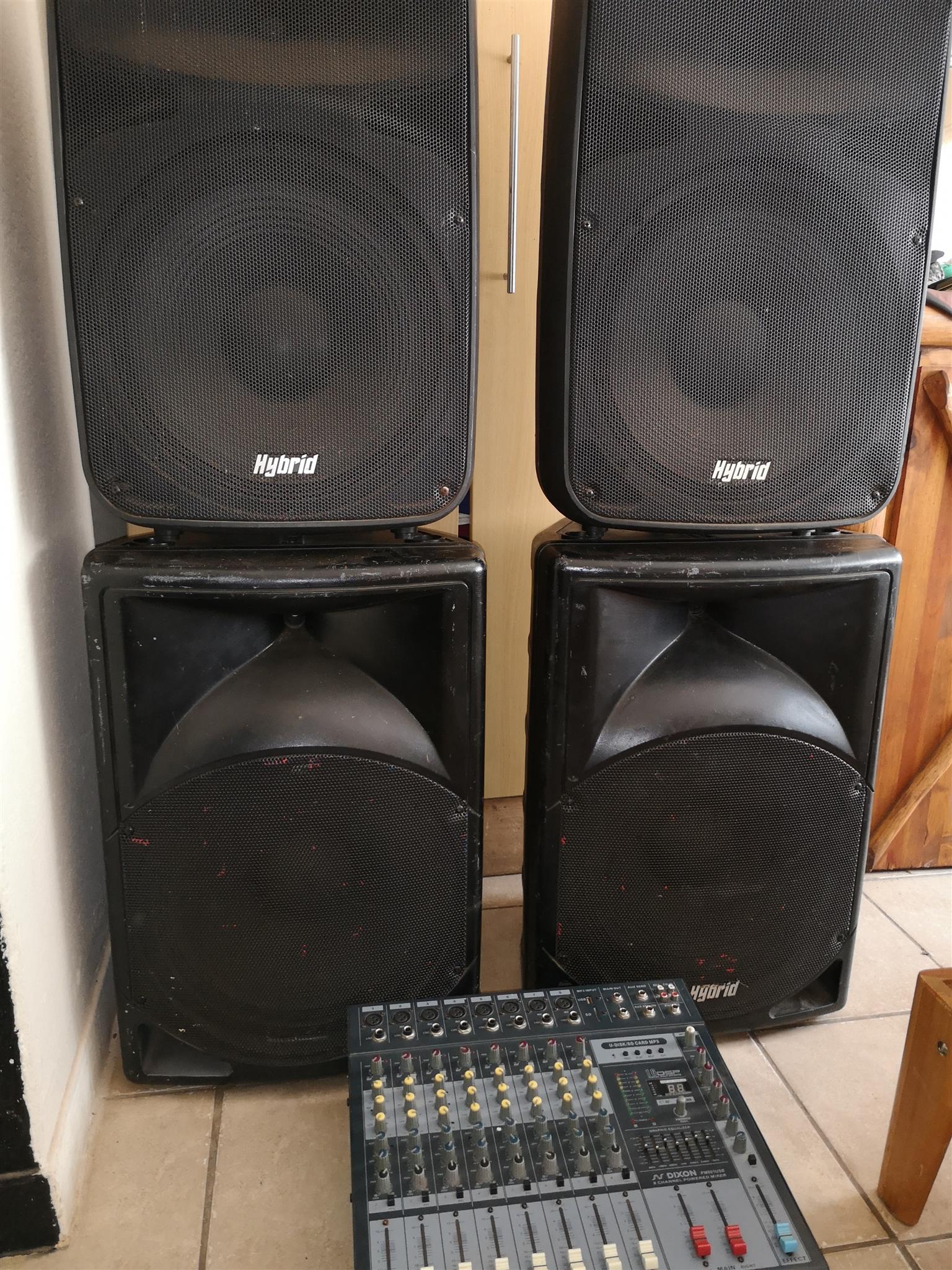 dixon studio monitors