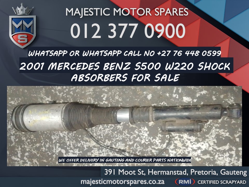 2001 Mercedes S500 W220 shock absorber for sale used 2001 Mercedes S500 W220 shock absorber for sale used
