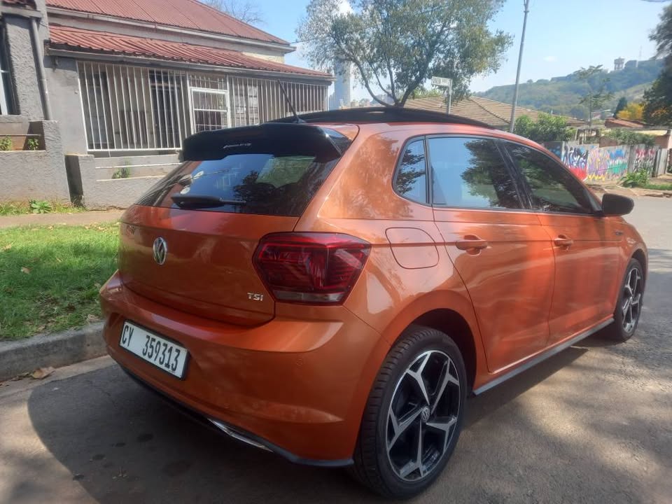 2020 VW Polo 8  Rline 1.0 Tsi Petrol, Automatic, Orange Color