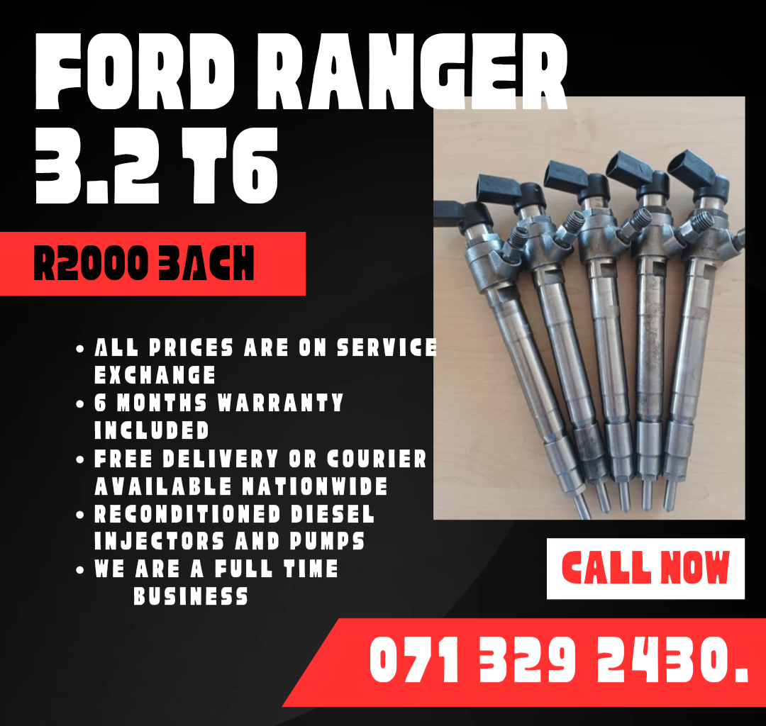 FORD RANGER 3.2 INJECTORS FOR SALE WITH WARRANTY - Private Seller FORD RANGER 3.2 INJECTORS FOR SALE WITH WARRANTY - Private Seller