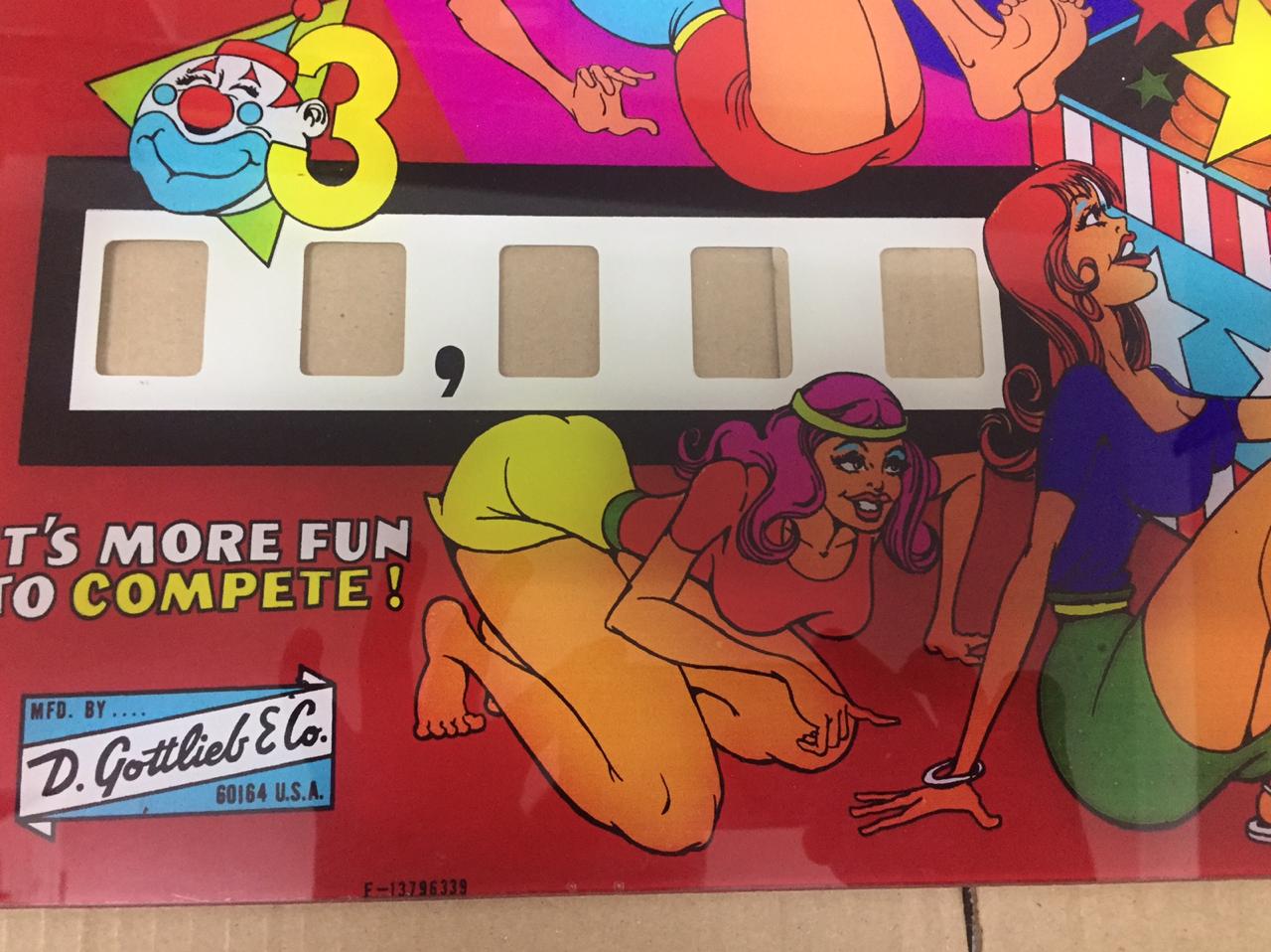 Pinball back glass for sale