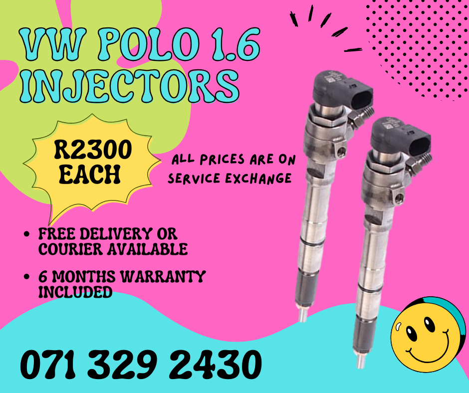 VW POLO 1.6 INJECTORS FOR SALE WITH WARRANTY - Private Seller VW POLO 1.6 INJECTORS FOR SALE WITH WARRANTY - Private Seller