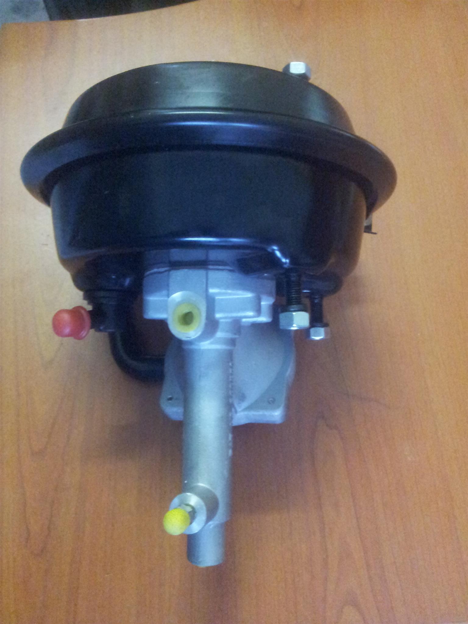 Inline remote brake boosters
