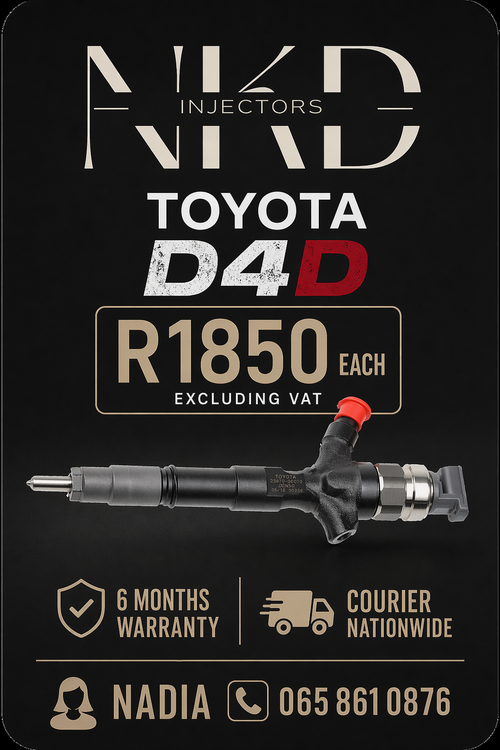 DIESEL INJECTOR FOR TOYOTA PRADO 3.0 FOR SALE OR RECON - Private Seller DIESEL INJECTOR FOR TOYOTA PRADO 3.0 FOR SALE OR RECON - Private Seller