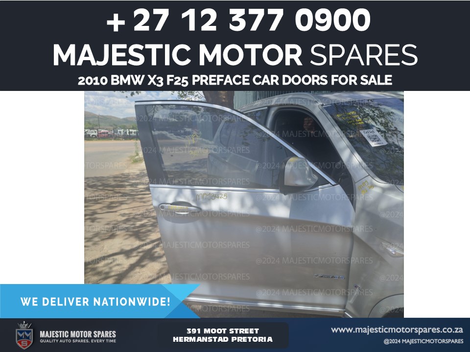 2010 BMW X3 F25 preface car doors for sale - Private Seller