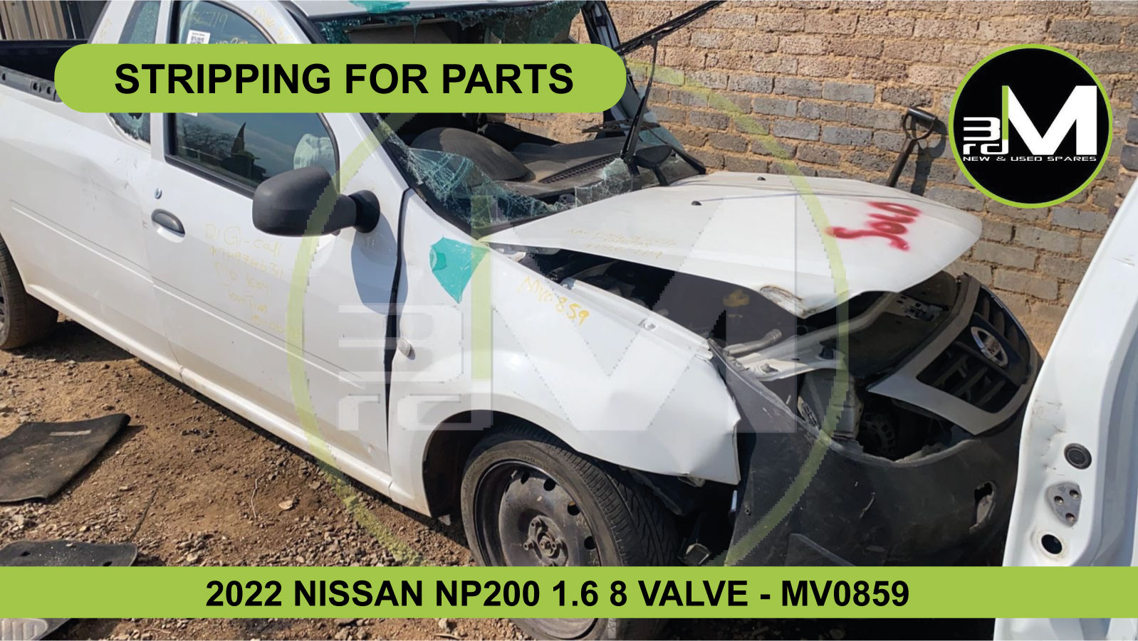 2022 NISSAN NP200 1.6 8 VALVE - MV0859 (STRIPPING FOR PARTS) - Private Seller 2022 NISSAN NP200 1.6 8 VALVE - MV0859 (STRIPPING FOR PARTS) - Private Seller