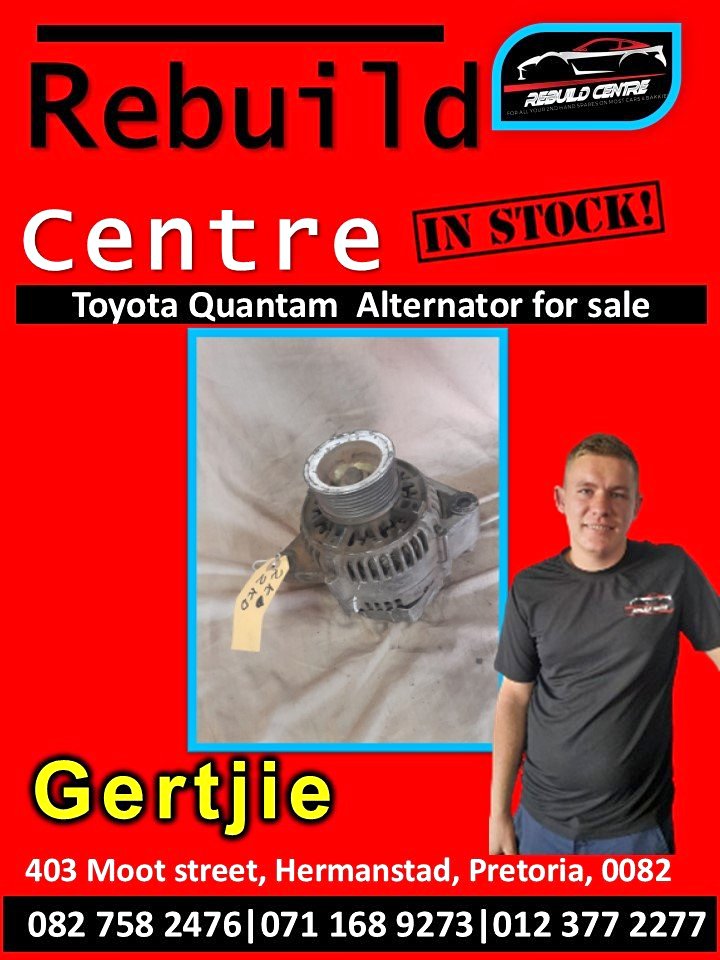 Toyota Quanta Alternator for sale - Private Seller Toyota Quanta Alternator for sale - Private Seller
