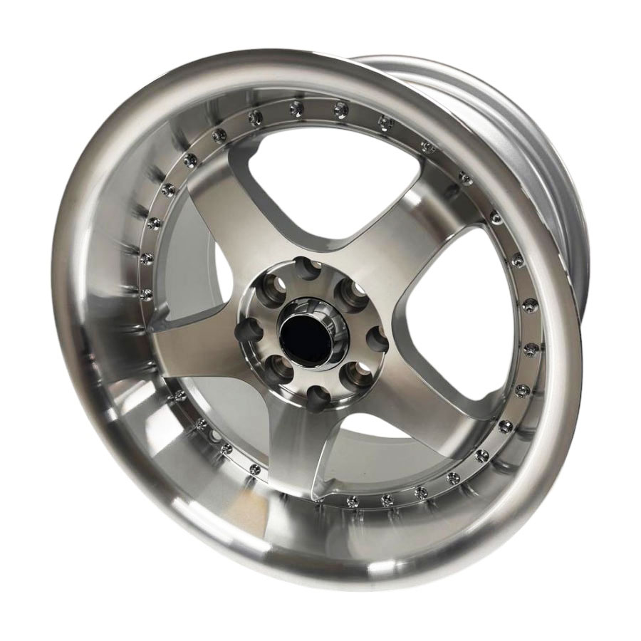 15″ Zoom 5073R 4/100 & 4/114 Silver Alloy Wheels