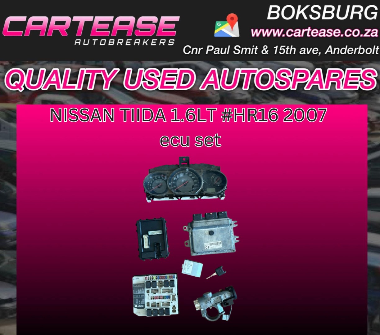 Nissan TIIDA 1.6LT #HR16 2007 Ecu Set - Private Seller