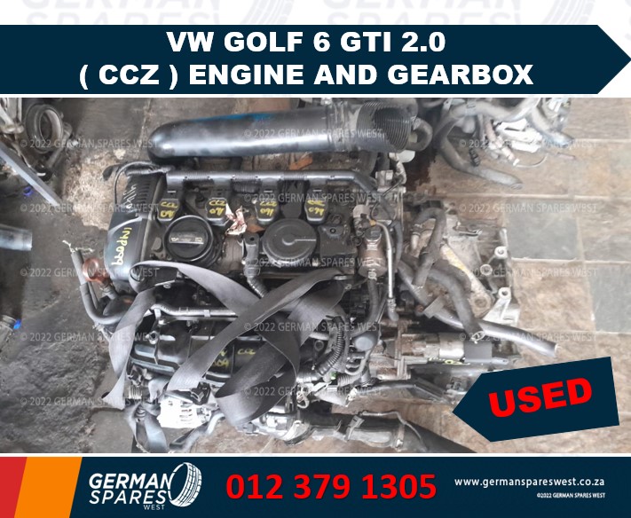 VW GOLF 6 GTI 2.0 ( CCZ ) ENGINE AND GEARBOX – USED FOR SALE - Private Seller VW GOLF 6 GTI 2.0 ( CCZ ) ENGINE AND GEARBOX – USED FOR SALE - Private Seller