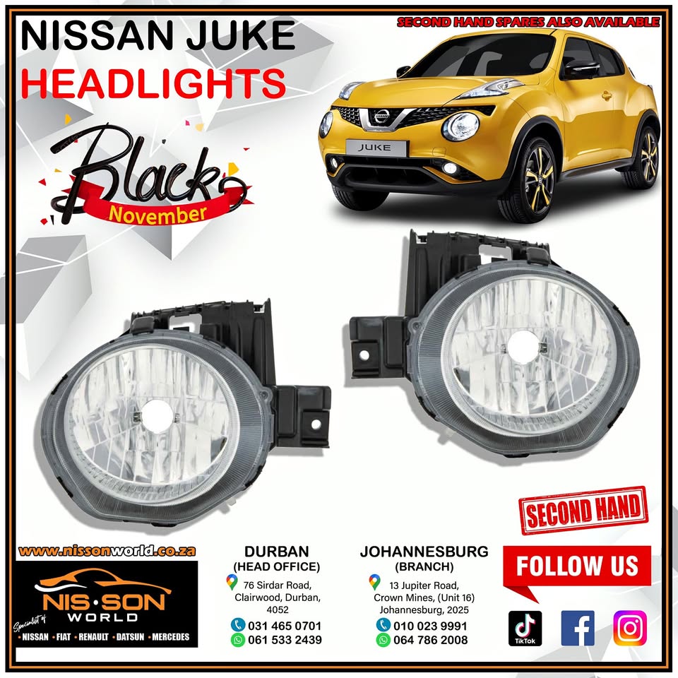 NISSAN JUKE HEADLIGHTS