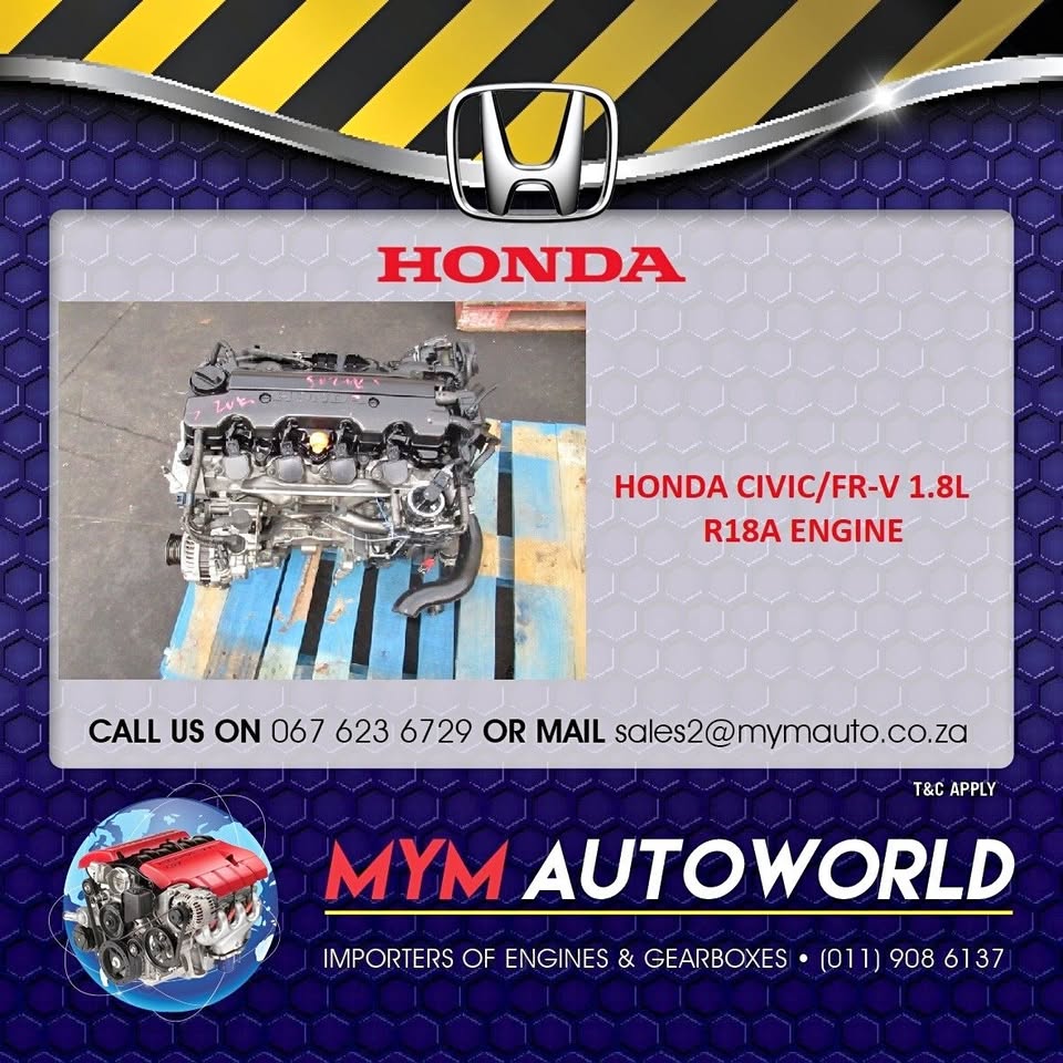 HONDA CIVIC / FR V 1.8L R178A IMPORTED USED ENGINE FOR SALE - Private Seller