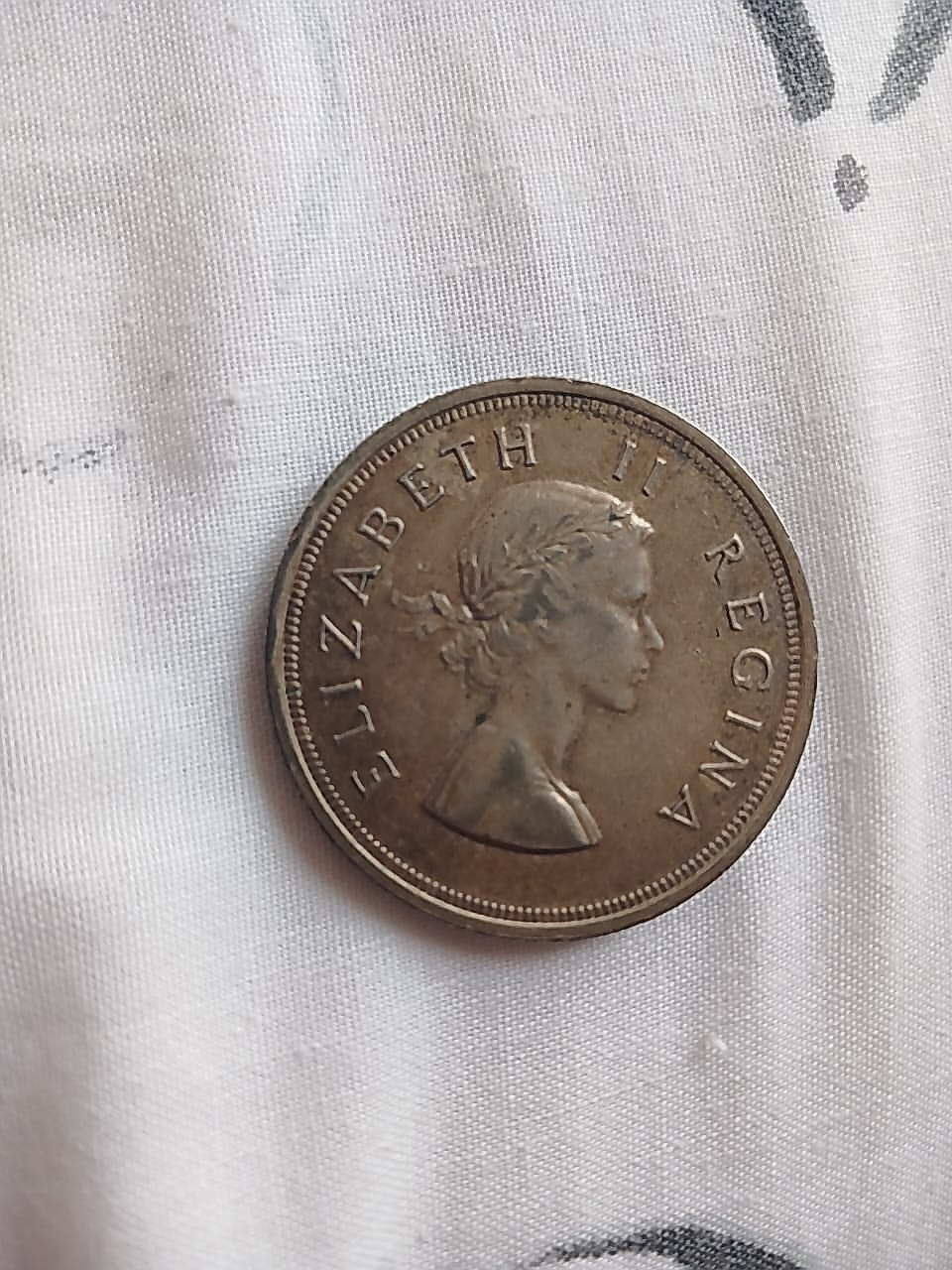 coin Elisabeth II Rigina 1953