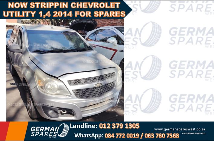Now Stripping Chevrolet Utility 2014 1.4 For Spares - Private Seller Now Stripping Chevrolet Utility 2014 1.4 For Spares - Private Seller