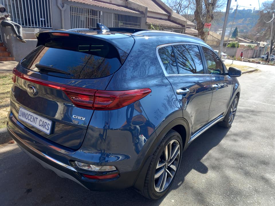2020 KIA SPORTAGE 2.0 CRDI DIESEL, AUTOMATIC, NAVY BLUE COLOR, MILEAGE 88000KMS