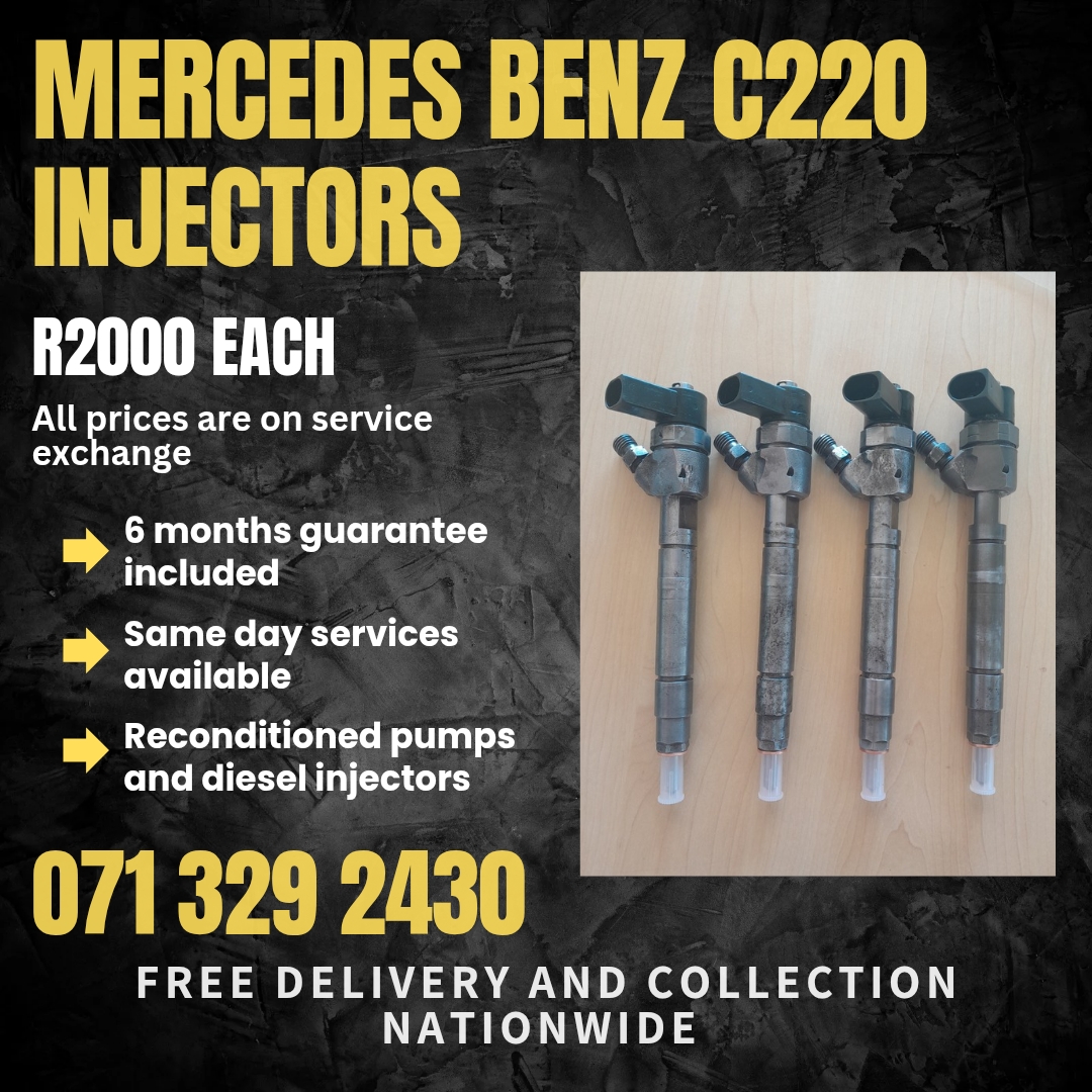 MERCEDES BENZ C220 DIESEL INJECTORS FOR SALE WITH WARRANTY - Private Seller MERCEDES BENZ C220 DIESEL INJECTORS FOR SALE WITH WARRANTY - Private Seller