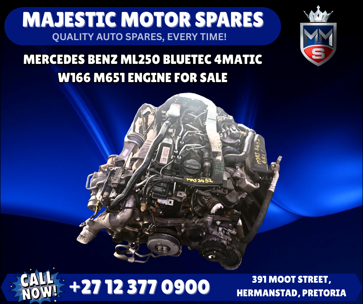 Mercedes Benz ML250 Bluetec 4MATIC W166 M651 Engine (Second Hand) for Sale - Private Seller Mercedes Benz ML250 Bluetec 4MATIC W166 M651 Engine (Second Hand) for Sale - Private Seller