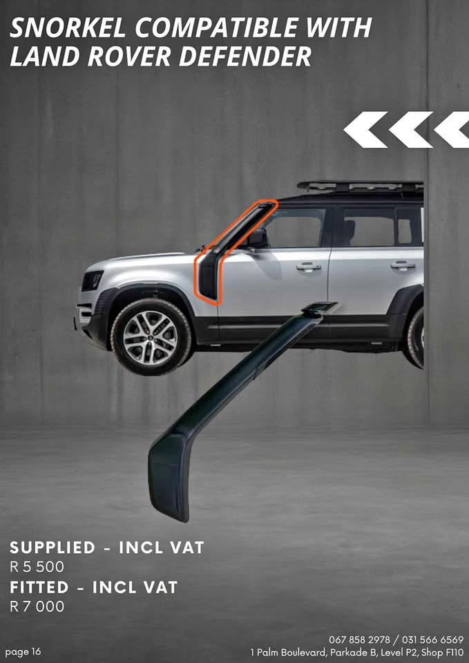 Snorkel compatible with Land Rover Defender - fitted - Private Seller Snorkel compatible with Land Rover Defender - fitted - Private Seller