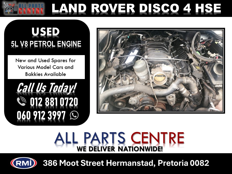 Land Rover Discovery 4 Hse 5L V8 Petrol Engine for Sale Land Rover Discovery 4 Hse 5L V8 Petrol Engine for Sale