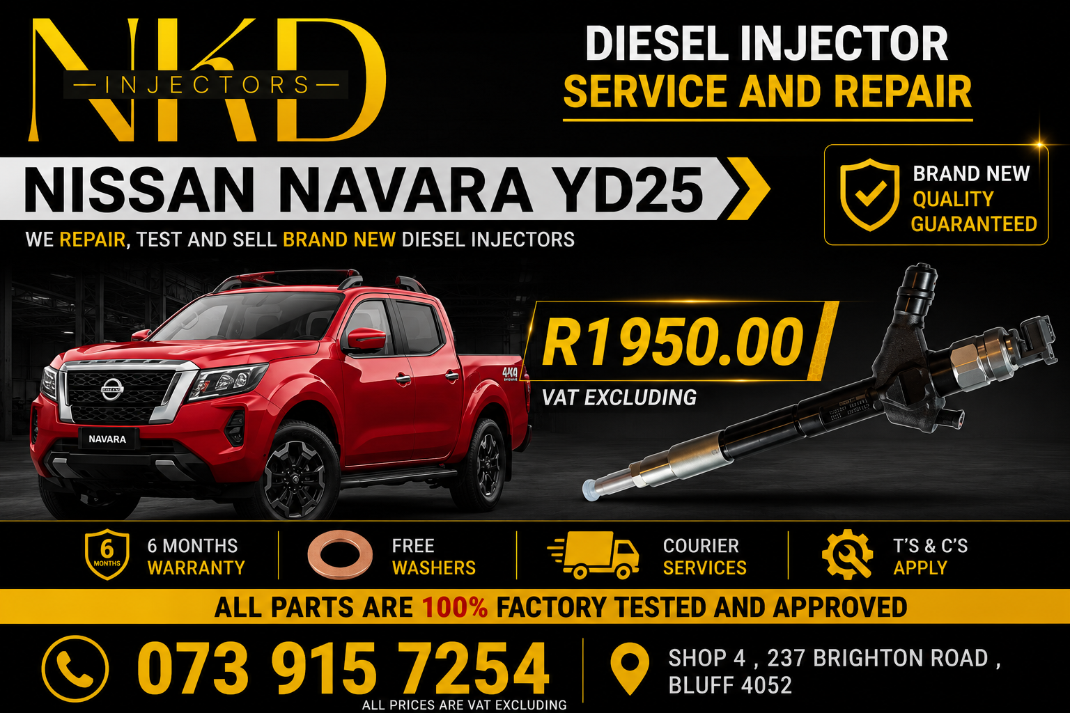 Nissan Navara YD25_Diesel_Injectors - Private Seller Nissan Navara YD25_Diesel_Injectors - Private Seller