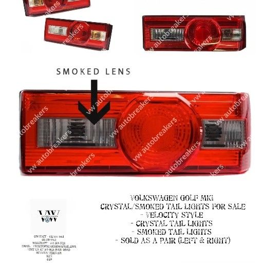 volkswagen citi golf mk1 tail lights for sale - Private Seller
