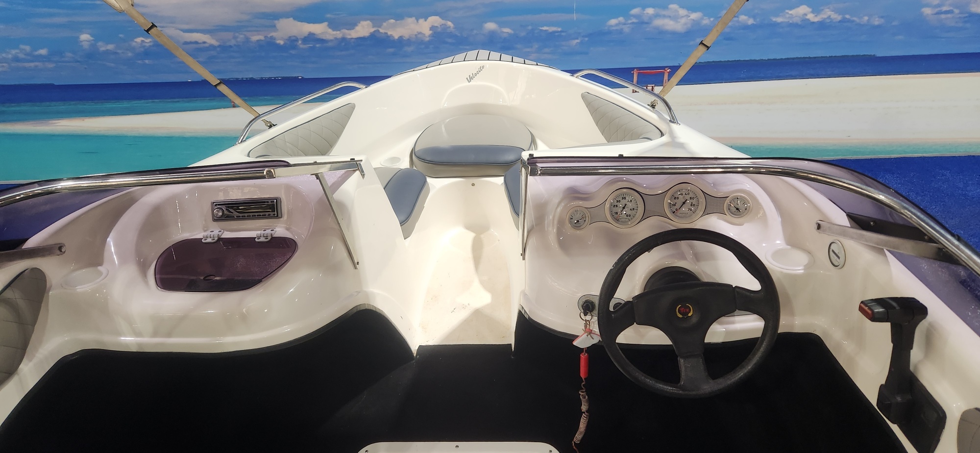 VIKING VELOCITY 16 FT ON TRAILER 125 HP MARINER TRIM AND TILT