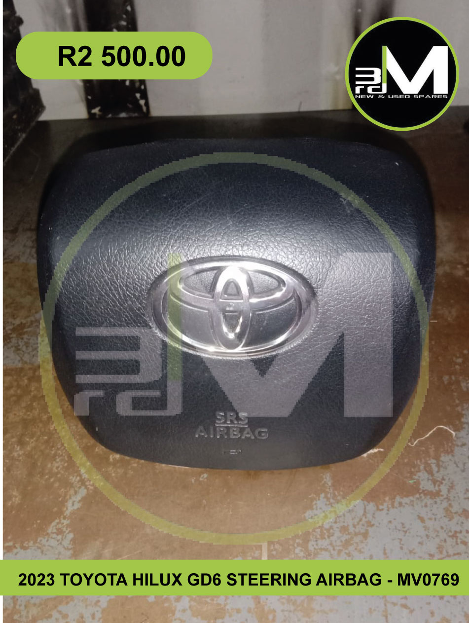 2023 TOYOTA HILUX GD6 STEERING AIRBAG – MV0769