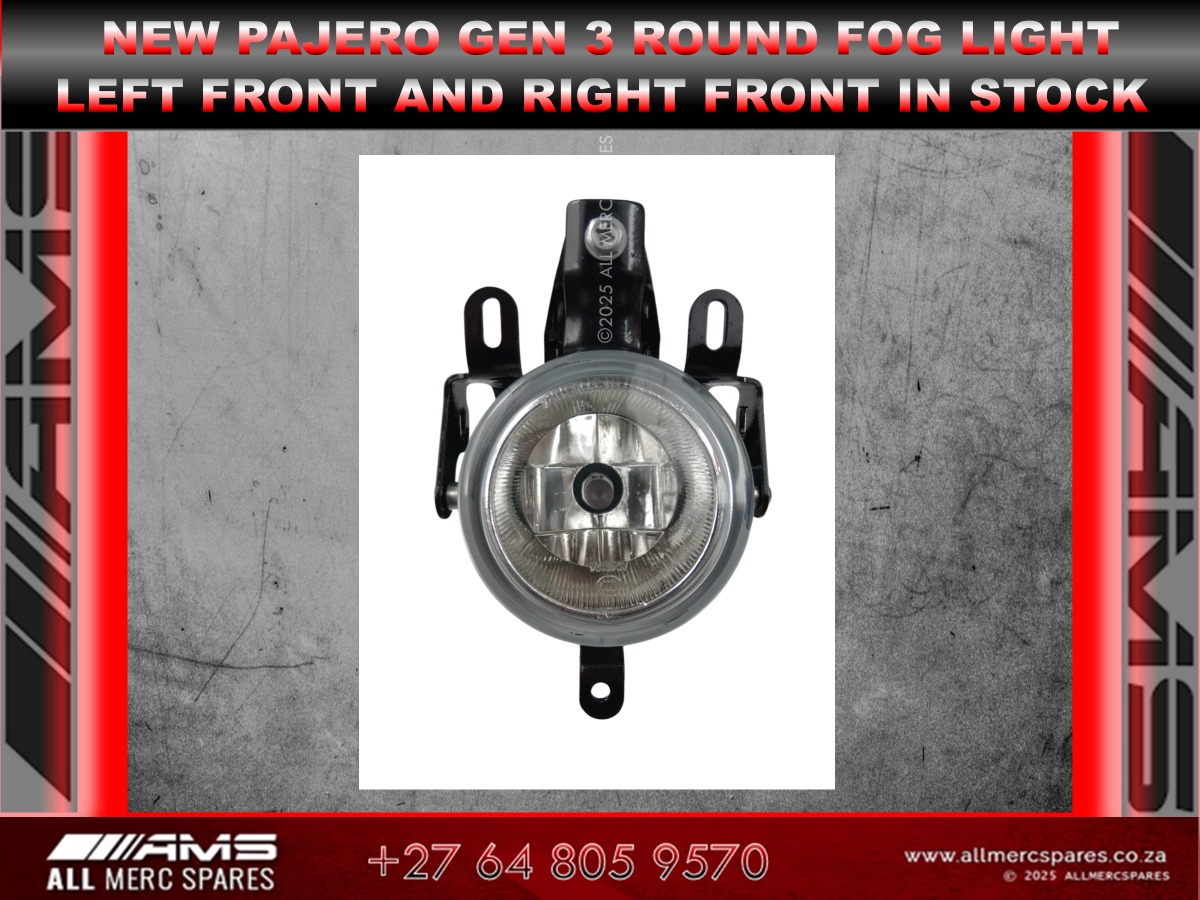 NEW PAJERO GEN 3 FOG LIGHTS – LEFT & RIGHT FRONT IN STOCK