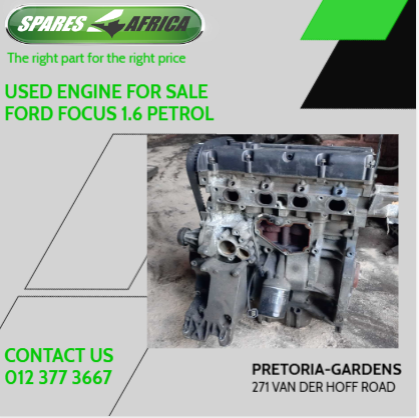 Ford Focus 1.6 Used Engine - Private Seller Ford Focus 1.6 Used Engine - Private Seller