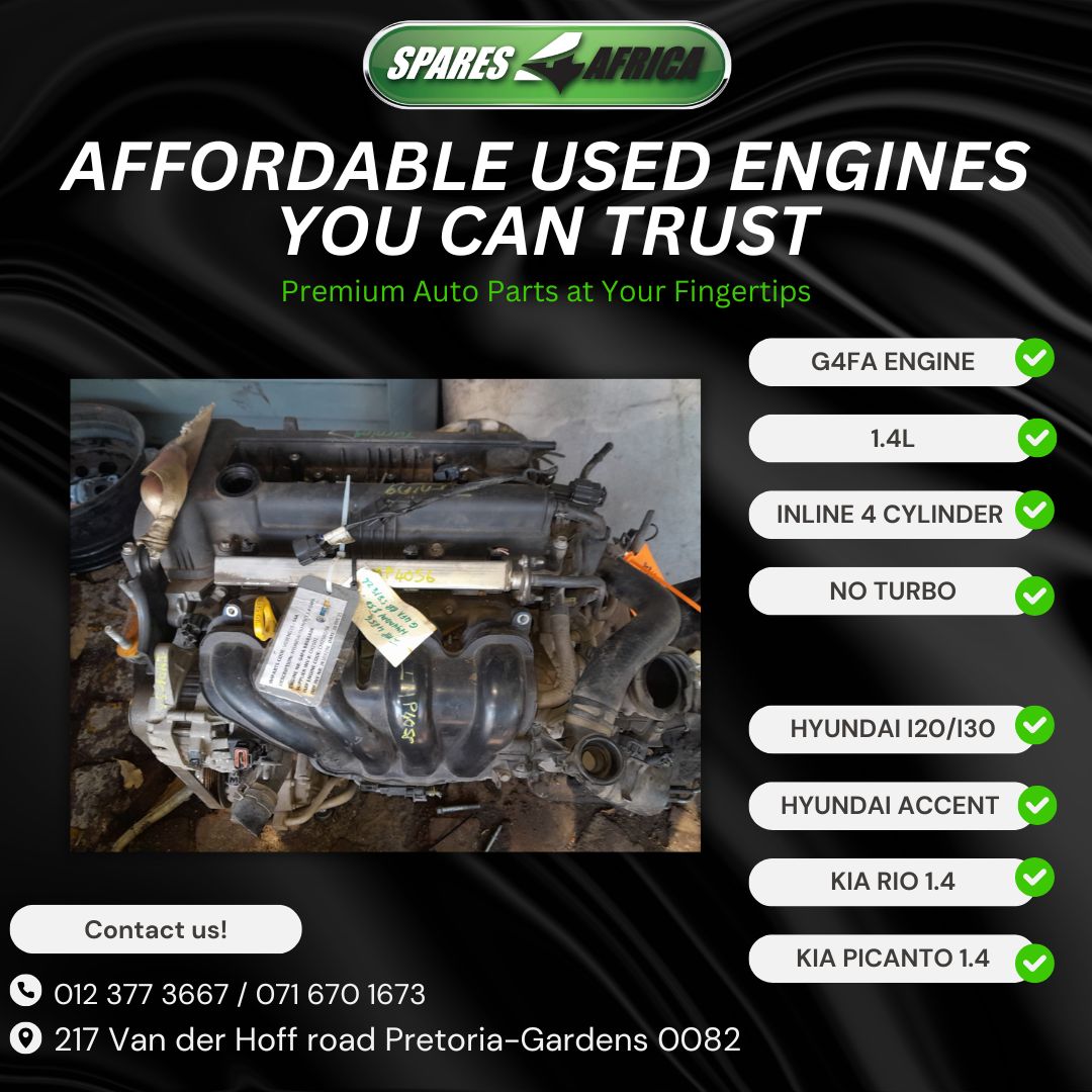 HYUNDAI i30 1.4 G4LA ENGINE – USED - Private Seller HYUNDAI i30 1.4 G4LA ENGINE – USED - Private Seller